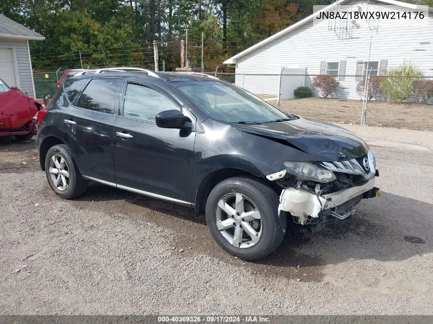 2009 Nissan Murano Sl VIN: JN8AZ18WX9W214176 Lot: 40369326