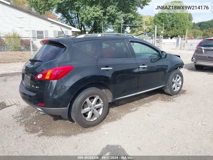 JN8AZ18WX9W214176 2009 Nissan Murano Sl