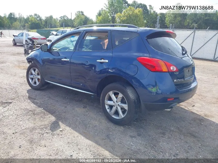 JN8AZ18W79W138688 2009 Nissan Murano S