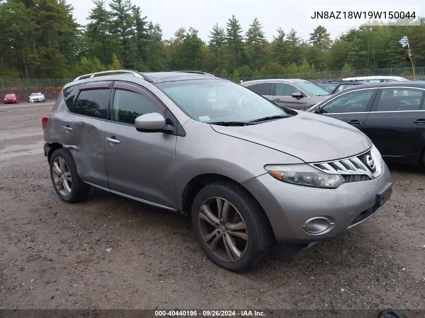 2009 Nissan Murano S/Sl/Le VIN: JN8AZ18W19W150044 Lot: 40440195