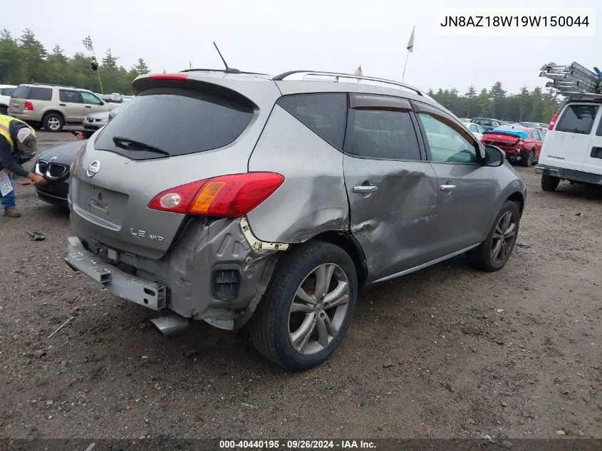 JN8AZ18W19W150044 2009 Nissan Murano S/Sl/Le