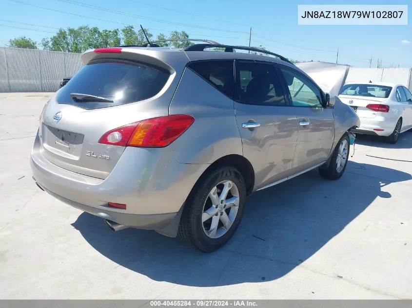 JN8AZ18W79W102807 2009 Nissan Murano Sl