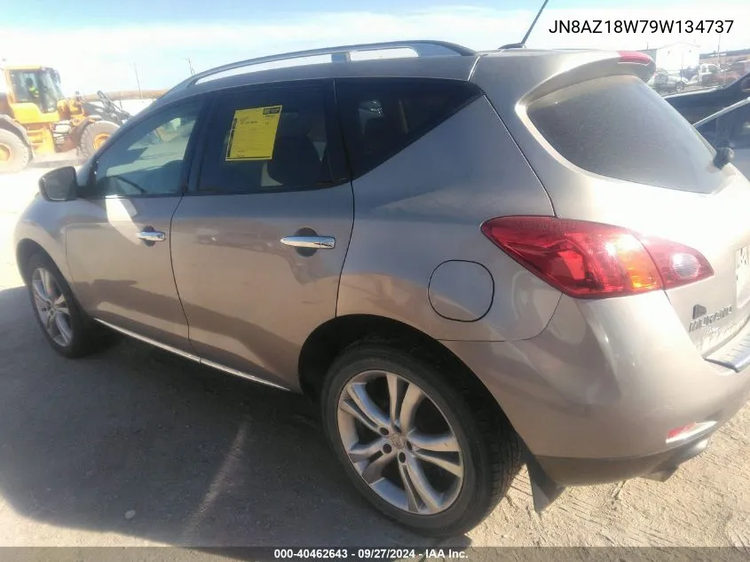 2009 Nissan Murano Le VIN: JN8AZ18W79W134737 Lot: 40462643