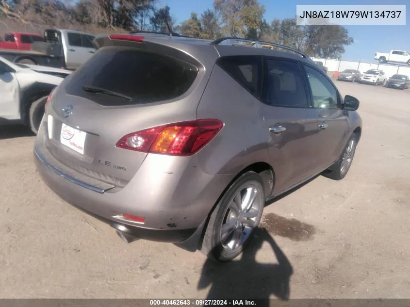 2009 Nissan Murano Le VIN: JN8AZ18W79W134737 Lot: 40462643