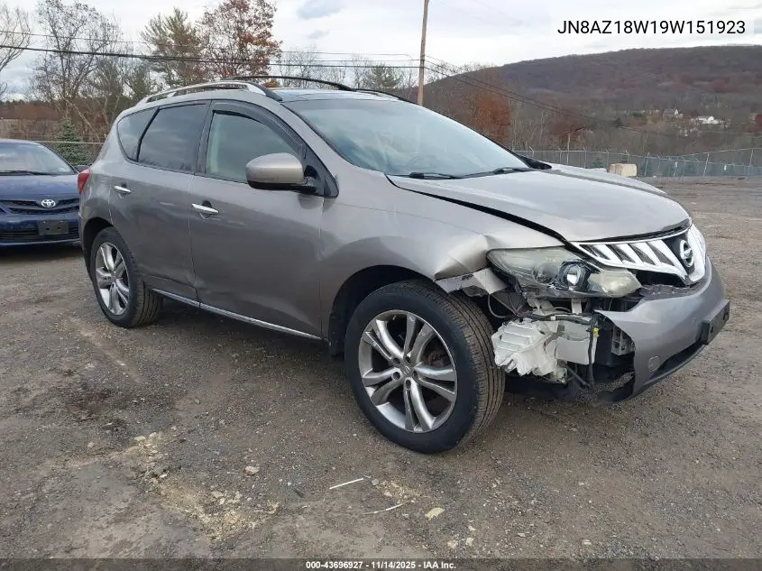 JN8AZ18W19W151923 2009 Nissan Murano Le