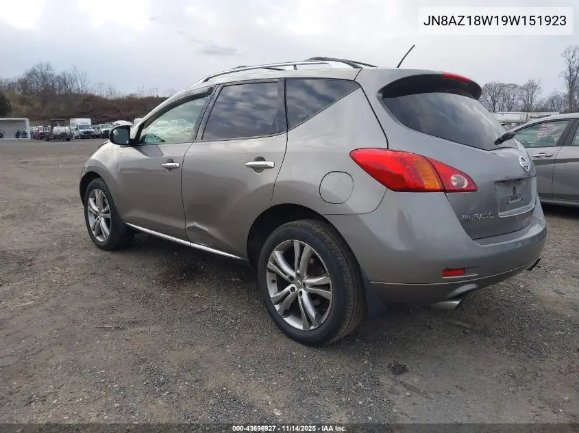 JN8AZ18W19W151923 2009 Nissan Murano Le