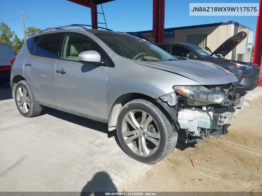 JN8AZ18WX9W117575 2009 Nissan Murano Le