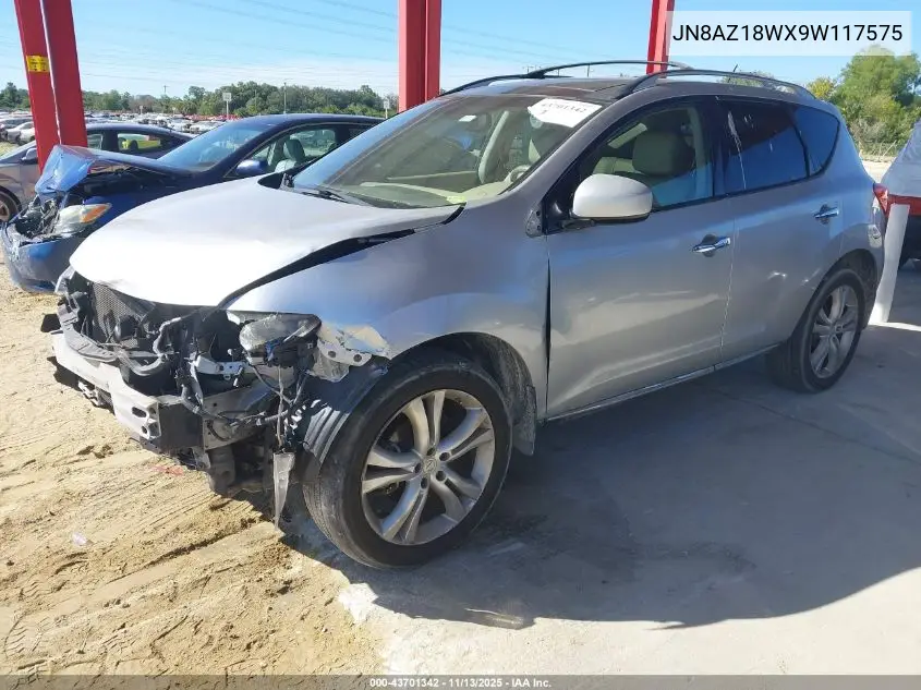 JN8AZ18WX9W117575 2009 Nissan Murano Le