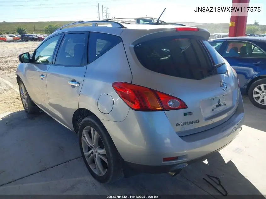 JN8AZ18WX9W117575 2009 Nissan Murano Le