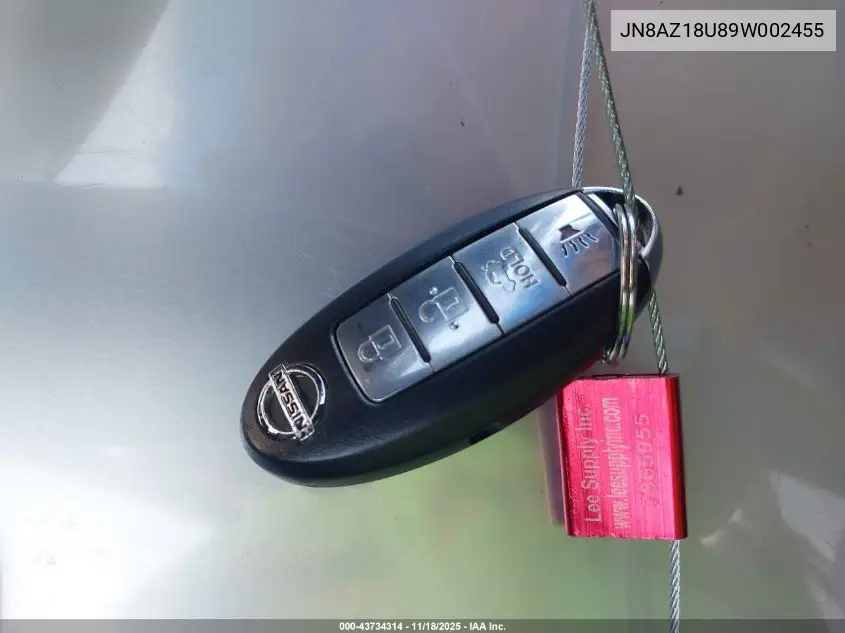 JN8AZ18U89W002455 2009 Nissan Murano Sl