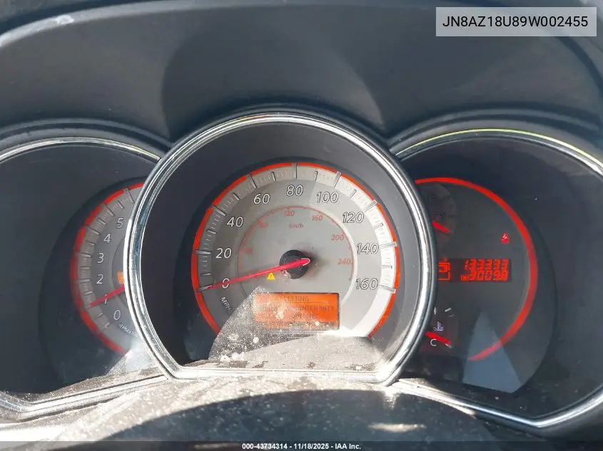 JN8AZ18U89W002455 2009 Nissan Murano Sl