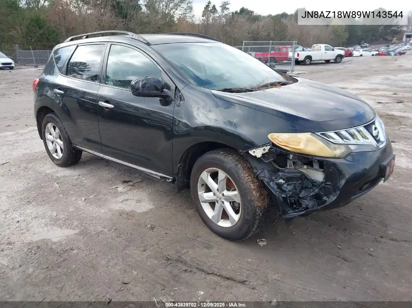 JN8AZ18W89W143544 2009 Nissan Murano S
