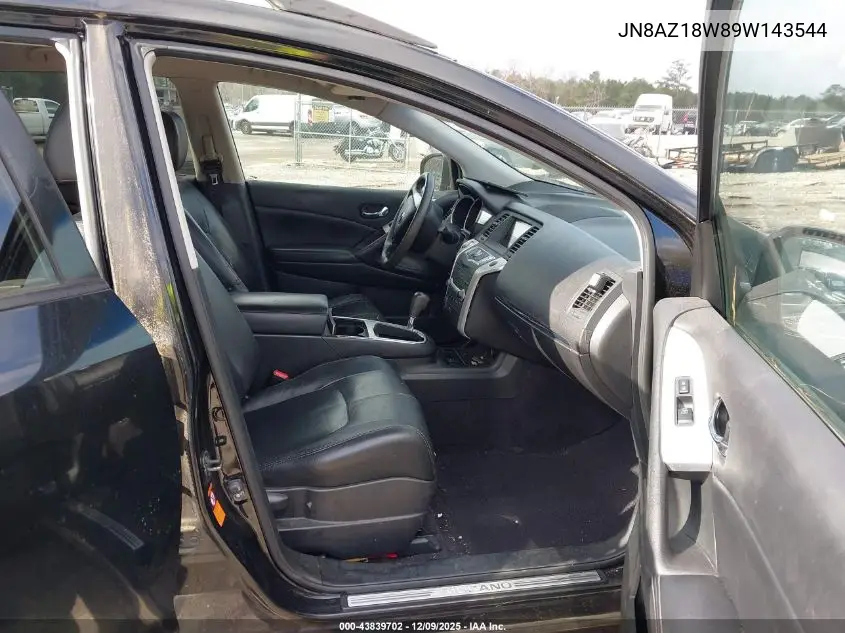 JN8AZ18W89W143544 2009 Nissan Murano S