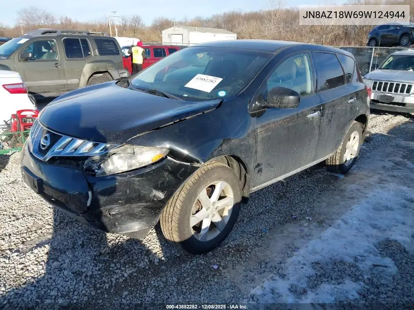 JN8AZ18W69W124944 2009 Nissan Murano Sl