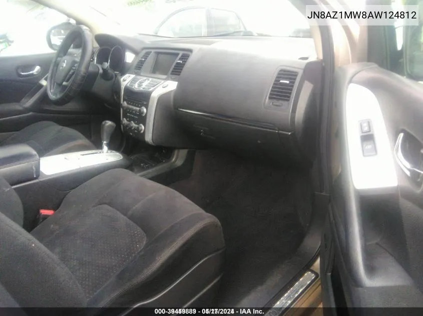 JN8AZ1MW8AW124812 2010 Nissan Murano Sl