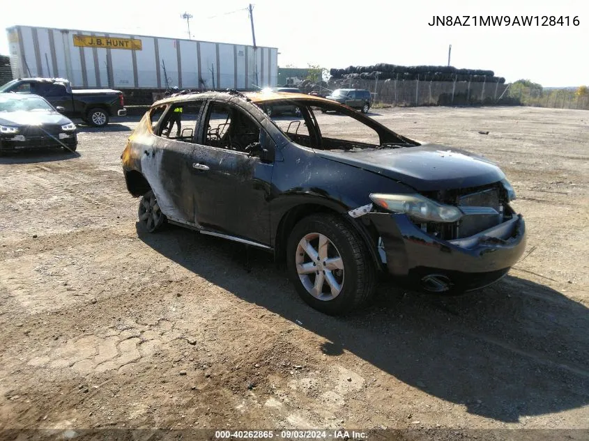 2010 Nissan Murano Sl VIN: JN8AZ1MW9AW128416 Lot: 40262865