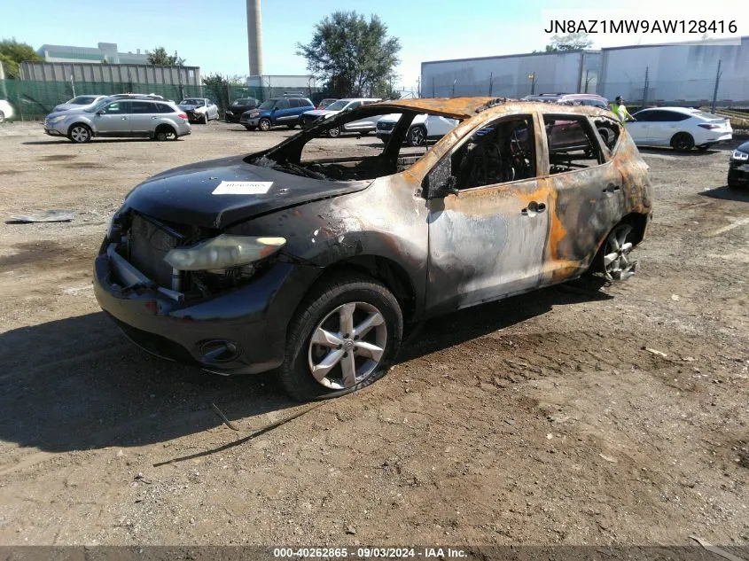 2010 Nissan Murano Sl VIN: JN8AZ1MW9AW128416 Lot: 40262865