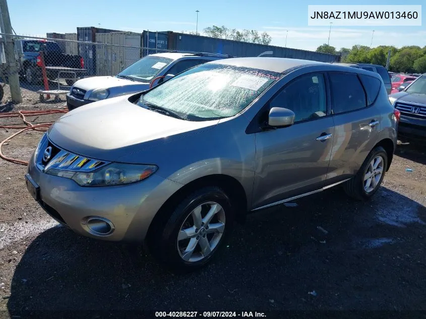 2010 Nissan Murano S VIN: JN8AZ1MU9AW013460 Lot: 40286227