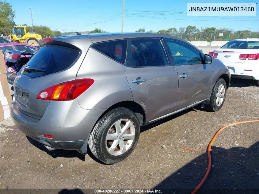 2010 Nissan Murano S VIN: JN8AZ1MU9AW013460 Lot: 40286227