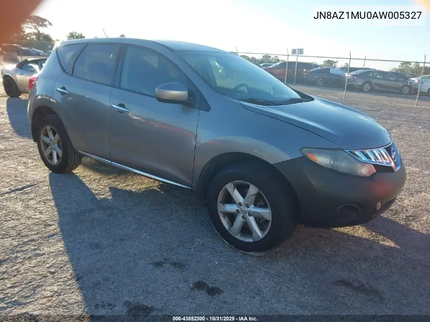 JN8AZ1MU0AW005327 2010 Nissan Murano S/Sl/Le