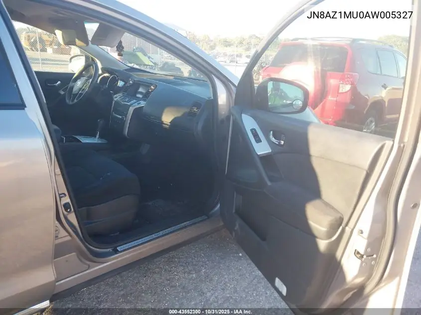 JN8AZ1MU0AW005327 2010 Nissan Murano S/Sl/Le