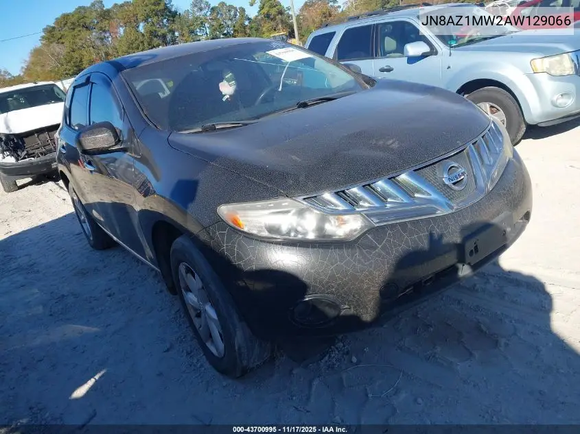 JN8AZ1MW2AW129066 2010 Nissan Murano S