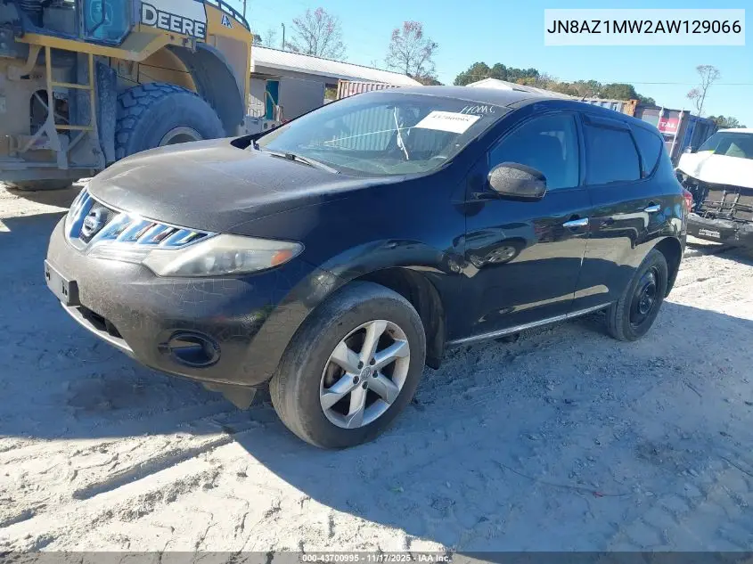 JN8AZ1MW2AW129066 2010 Nissan Murano S