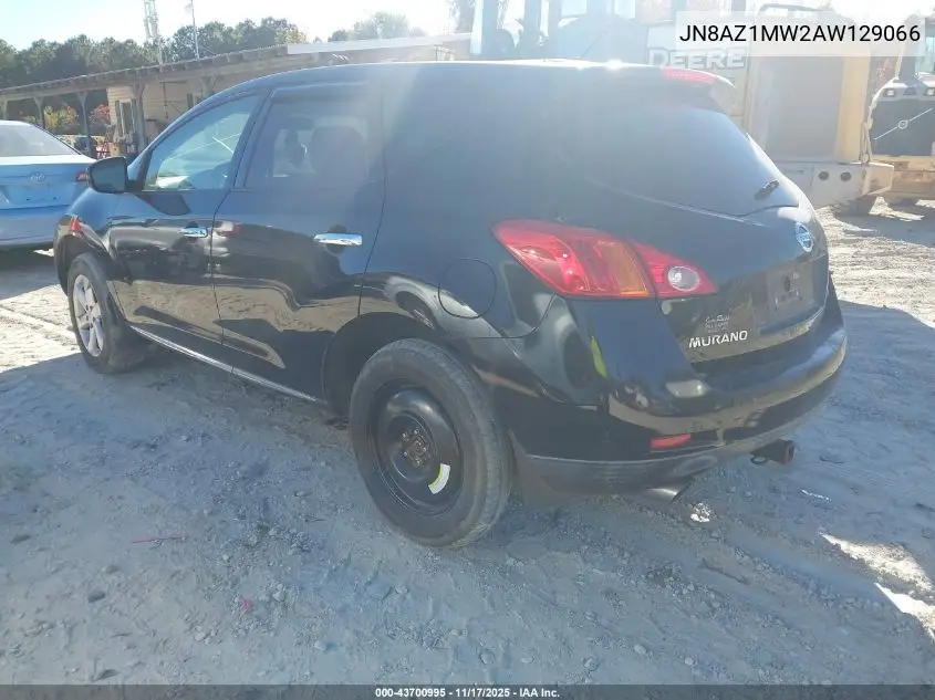 JN8AZ1MW2AW129066 2010 Nissan Murano S
