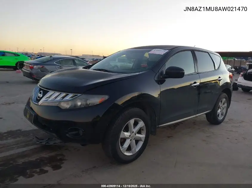 JN8AZ1MU8AW021470 2010 Nissan Murano S
