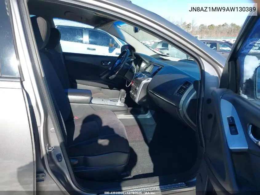 JN8AZ1MW9AW130389 2010 Nissan Murano Sl