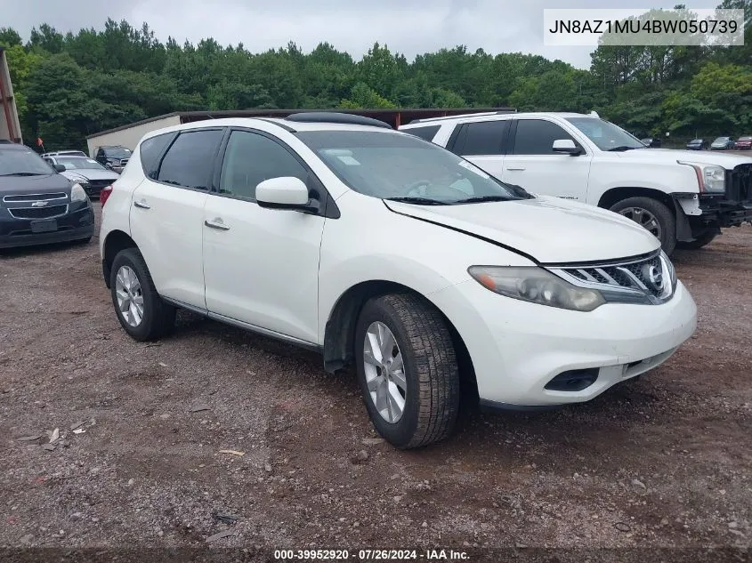 JN8AZ1MU4BW050739 2011 Nissan Murano S/Sl/Le