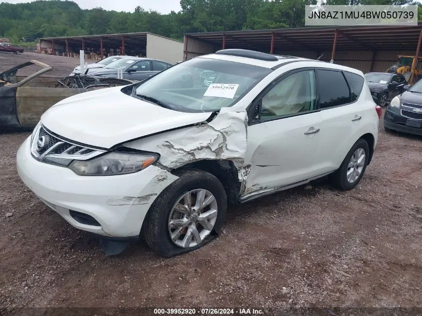 JN8AZ1MU4BW050739 2011 Nissan Murano S/Sl/Le