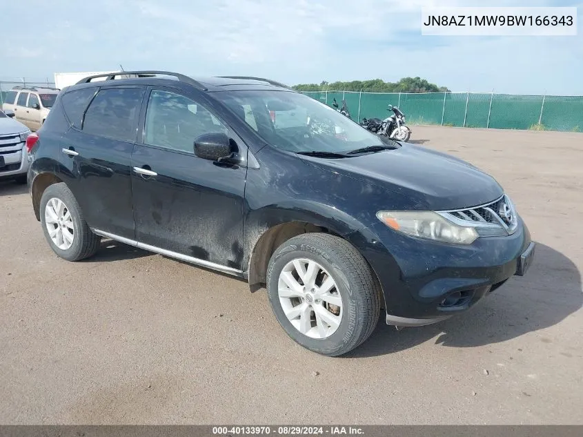 JN8AZ1MW9BW166343 2011 Nissan Murano Sl