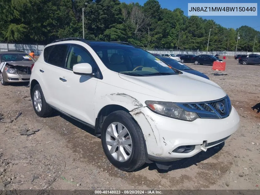 JN8AZ1MW4BW150440 2011 Nissan Murano Sl