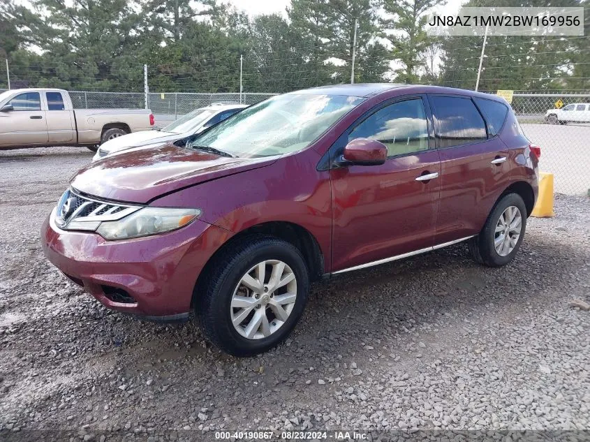 JN8AZ1MW2BW169956 2011 Nissan Murano S