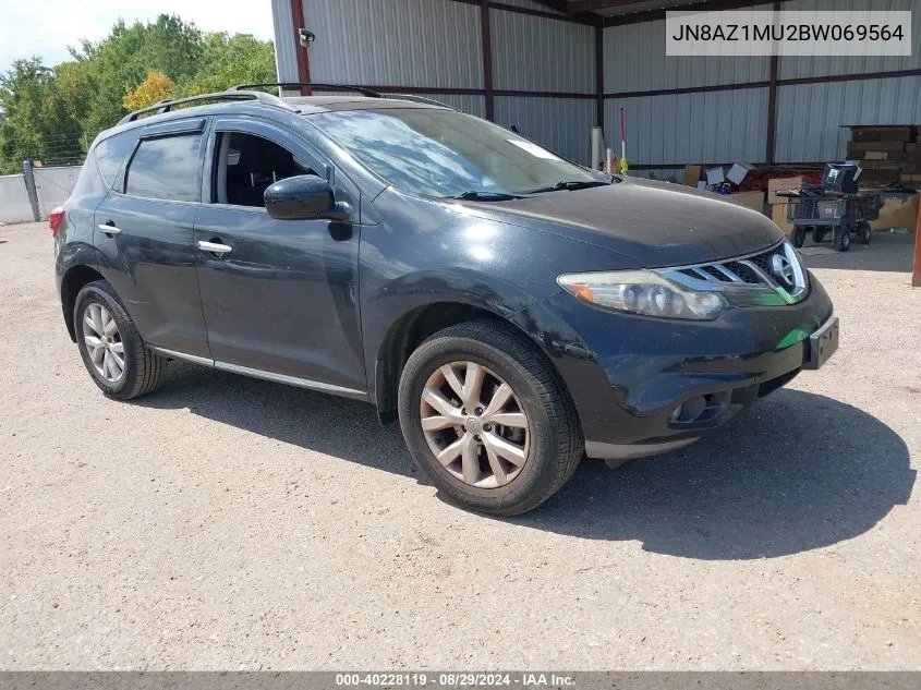 2011 Nissan Murano Sv VIN: JN8AZ1MU2BW069564 Lot: 40228119