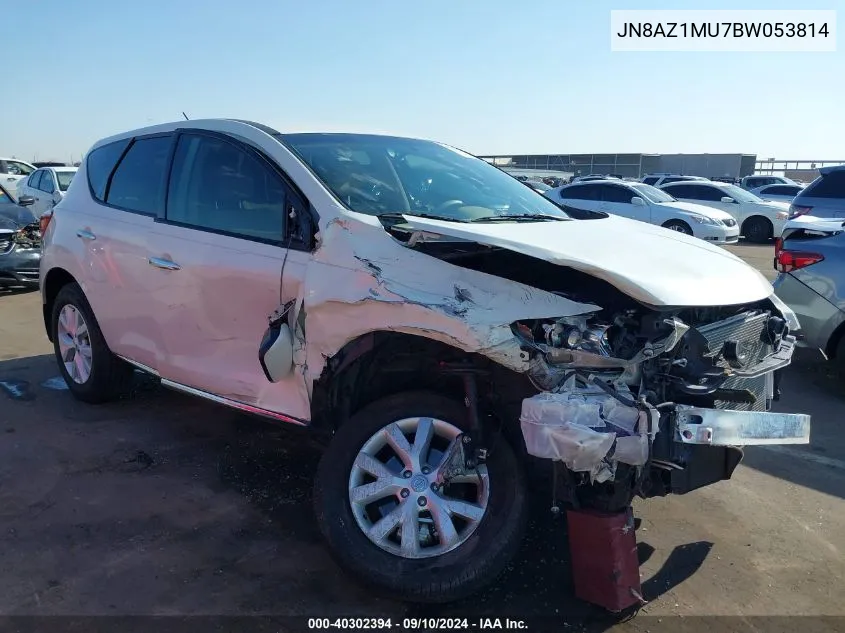 2011 Nissan Murano S VIN: JN8AZ1MU7BW053814 Lot: 40302394