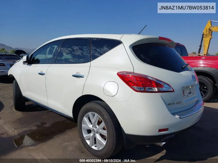 JN8AZ1MU7BW053814 2011 Nissan Murano S