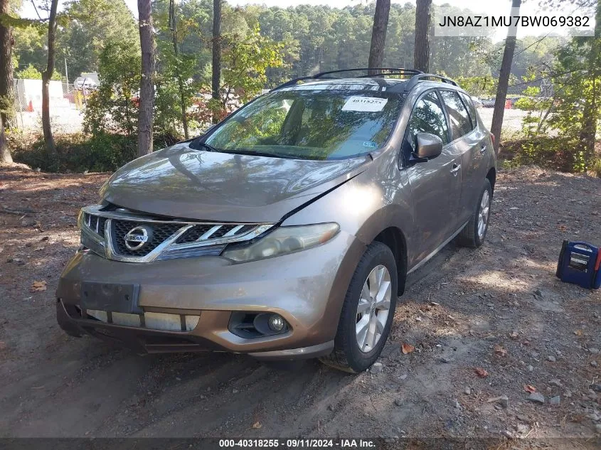 JN8AZ1MU7BW069382 2011 Nissan Murano S/Sl/Le