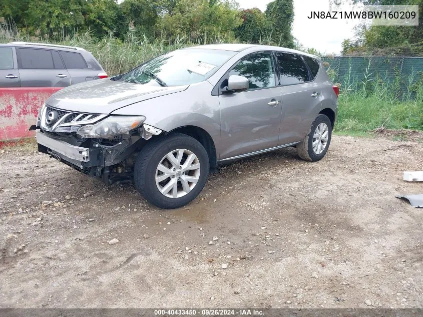 JN8AZ1MW8BW160209 2011 Nissan Murano S