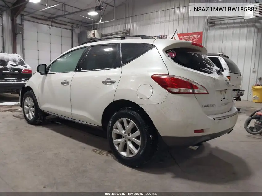 JN8AZ1MW1BW185887 2011 Nissan Murano Sl