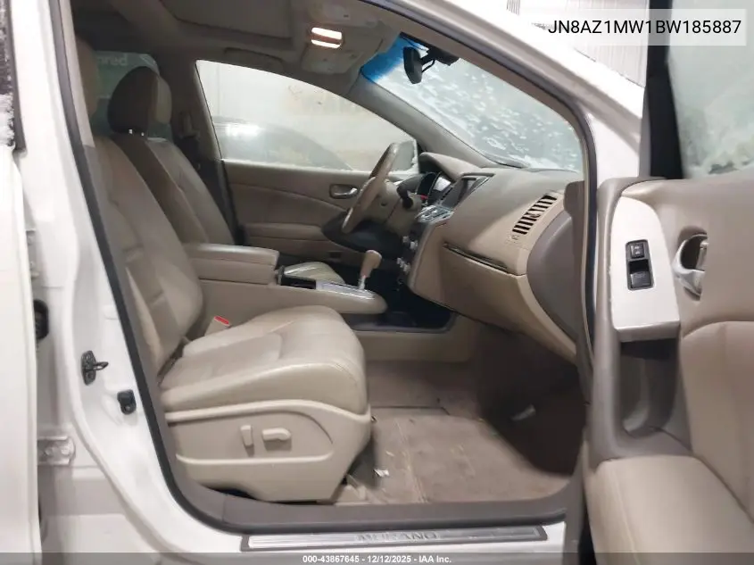 JN8AZ1MW1BW185887 2011 Nissan Murano Sl