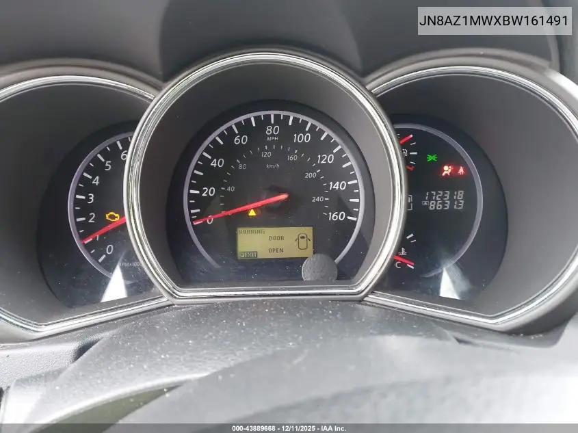 JN8AZ1MWXBW161491 2011 Nissan Murano S