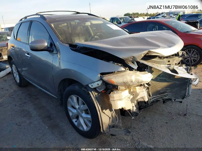 JN8AZ1MU7BW061086 2011 Nissan Murano Sl