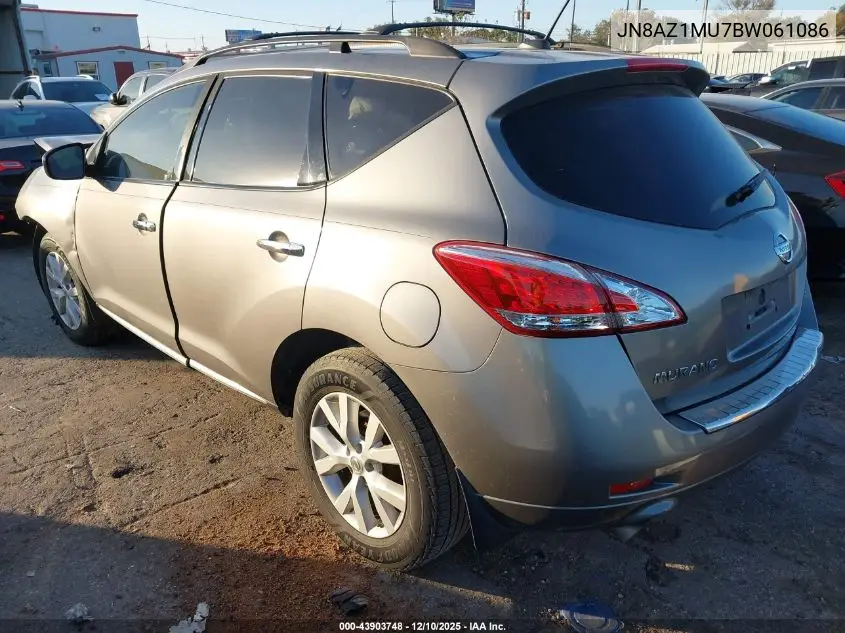 JN8AZ1MU7BW061086 2011 Nissan Murano Sl