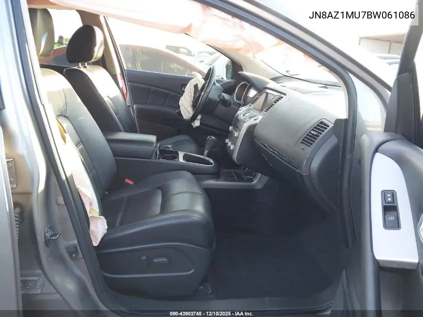 JN8AZ1MU7BW061086 2011 Nissan Murano Sl