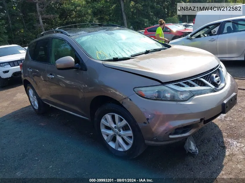 JN8AZ1MW4CW212582 2012 Nissan Murano Sl