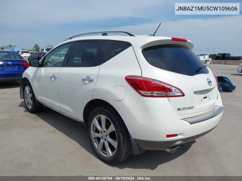 JN8AZ1MU5CW109606 2012 Nissan Murano Le