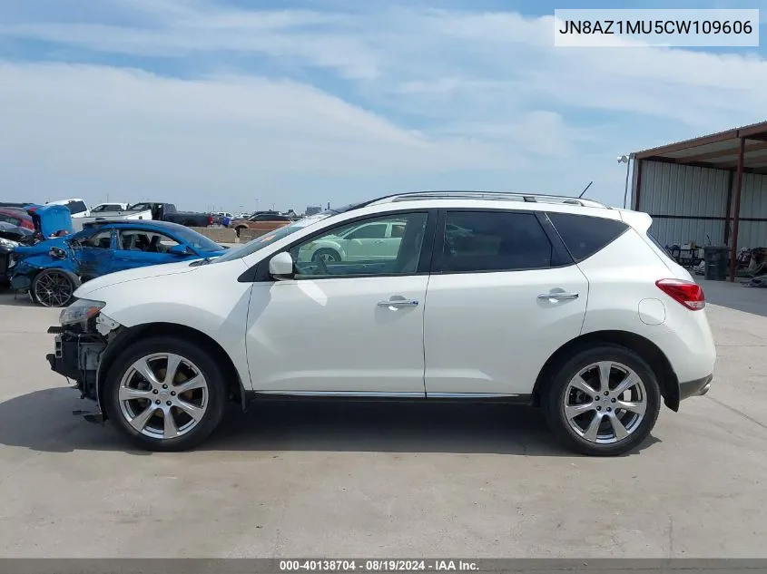 JN8AZ1MU5CW109606 2012 Nissan Murano Le