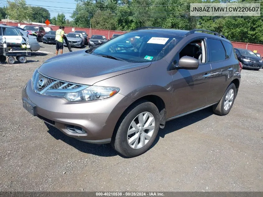 JN8AZ1MW1CW220607 2012 Nissan Murano Sl